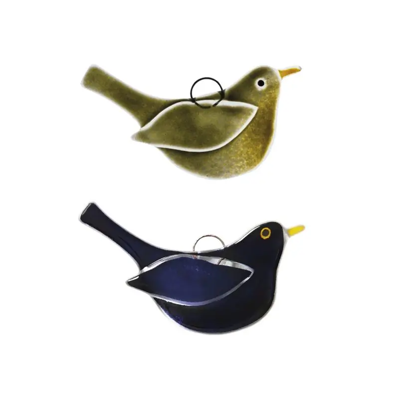 Amsel - weiblich (glas)