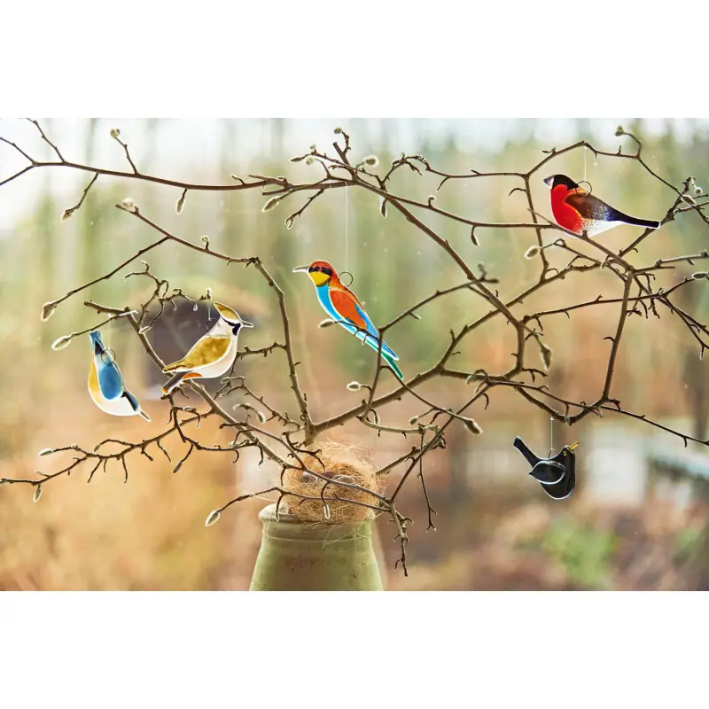 Amsel - männlich (glas)